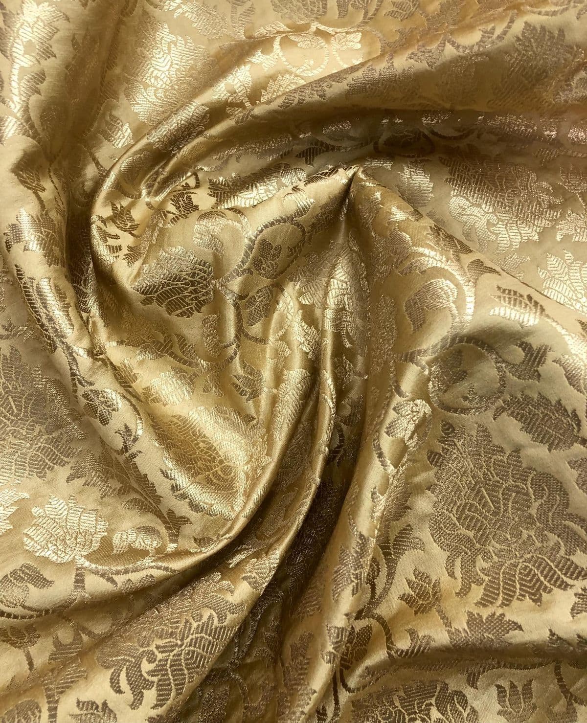 Brocade Royal Gold fabric