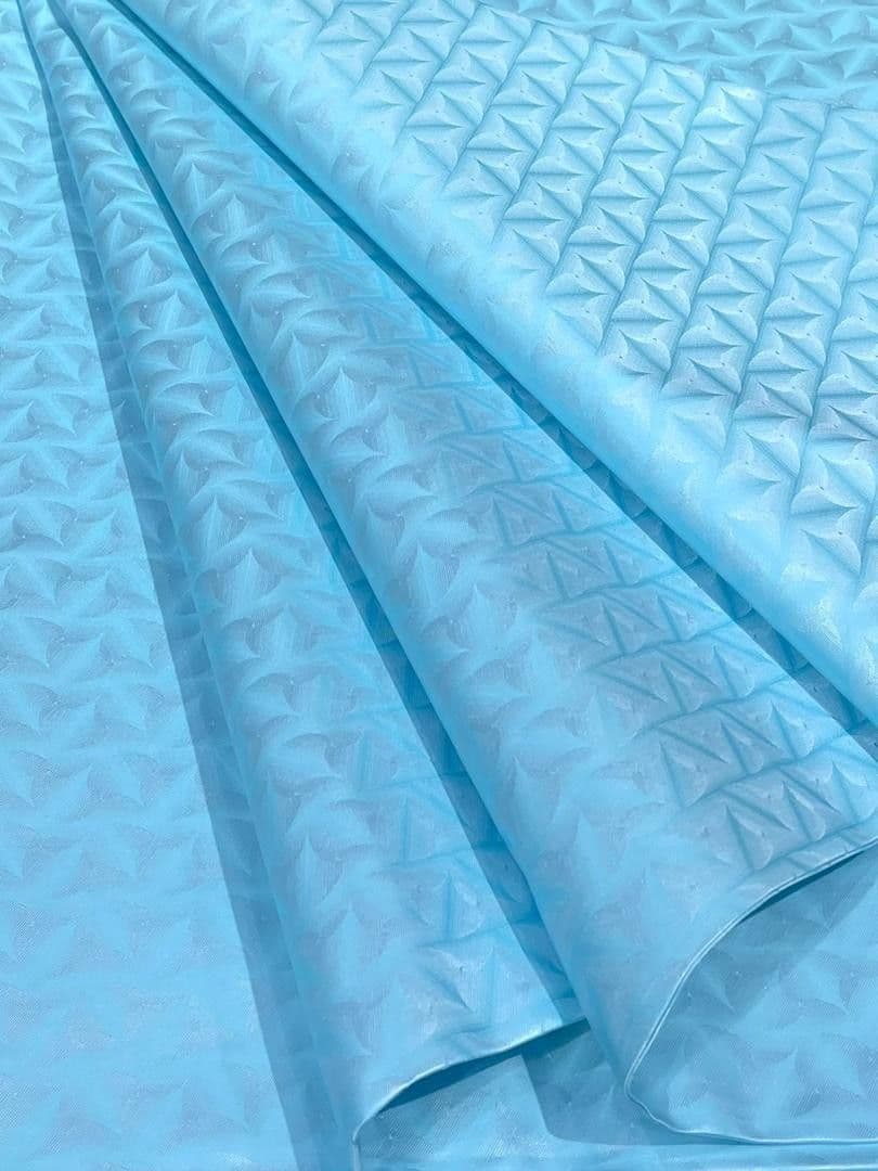 Guinea Brocade Sky fabric